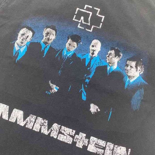 

2022ss spring new fashion round neck loose version printed t-shirt men's women's casual short sleeves color: black and white size:, Black;brown