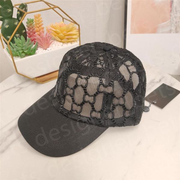 

2021 summer fashion hollow out design hat brand bonnet designer trucker caps men women baseball cap wild casual ins hats158z, Blue;gray