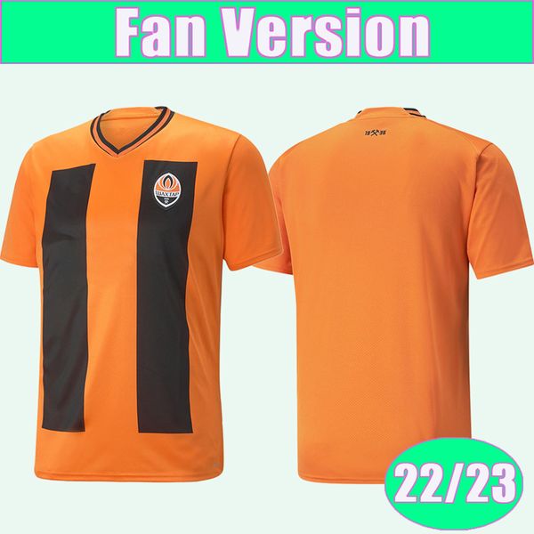 

22 23 shakhtar donetsk mens soccer jerseys dodo marlon stepanenko bondarenko solomon matviyenko traore ismaily bondar home away football shi, Black;yellow