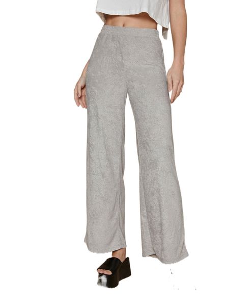 

wide leg fuzzy pants 13rk#, Black;white