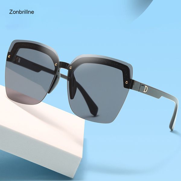 

zonbrillne high-profile figure ins sunglasses 2022 new trendy womens korean sunglasses mens fashion street shooting to make big face thin-lo, White;black