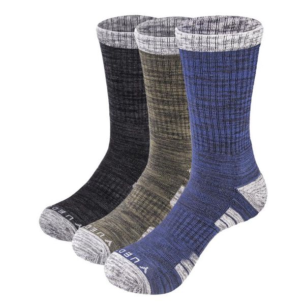 Sports Socks Brand 3 pares ATER Warm Outdoor Athletic Andicing Tennis Hucking Running Crew Sockssports