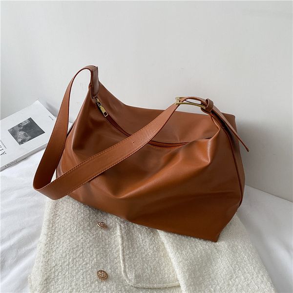 

women 3 colours plain tote bags fashion one shoulder classic bag