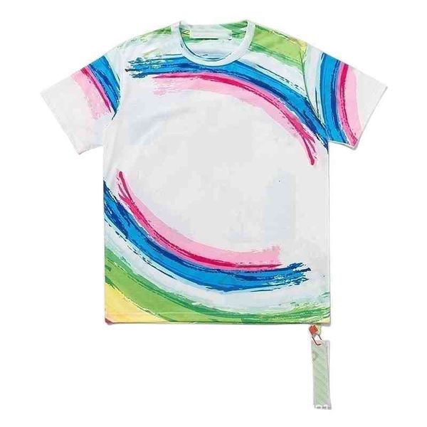 

off fashion t shirts men's t-shirts s summer tide color arrow middle finger death loose women's short sleeve t-shirt printed lette, White;black