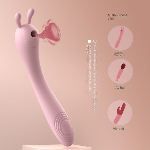 Succhiare vibrazione masturbazione femmina multifunzionale Prodotto adulto di ricarica massaggiatore AV Stick a g-spot vibratore