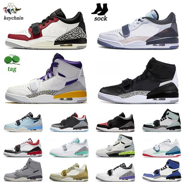 Дизайнер OG Basketball Shoes Legacy 312 Mens Women Jumpman 312S Low High Top Bread Black Cement Toe Phychic Blue Olive Gold Lakers Paster Chicago Sneakers Sports