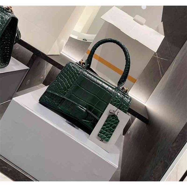 

italy balenciga designer bag handbags handbags handbags italy 2022 womens bags internet celebrity style genuine leather hourglass bag b- qu0