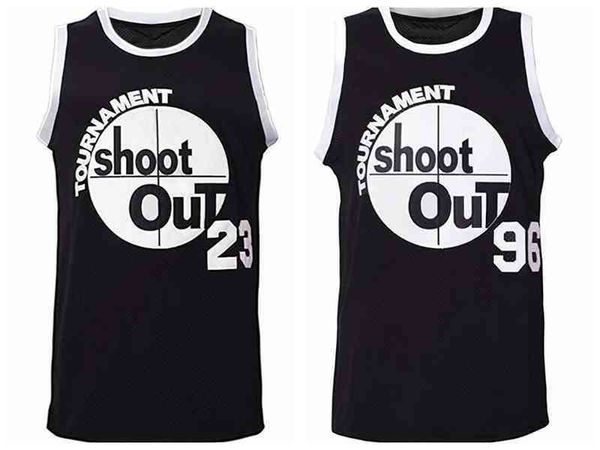 

motaw us birdie #96 ship from #23 basketball jersey above the rim tournament shootout movie men all stitched s-3xl high quality, Black