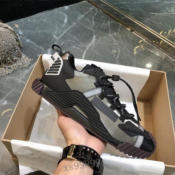 

2021 new mens design ns1 sneaker lusso slip on sneakers for men fashion casual trainer shoe design shoes men239y, Black;red