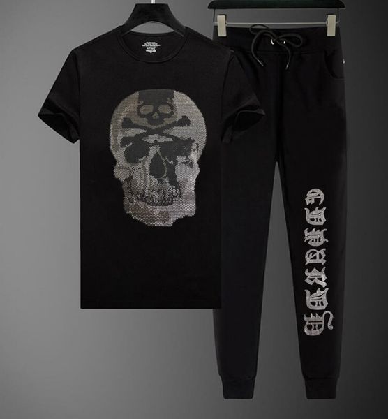 

drill brand designer tracksuit men streetwear set homme cotton design outfit, Gray