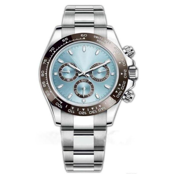

luxury mens automatic movement watch full sapphire glass tona series m116519 2813 simple silver dial steel strap master men watche2904, Slivery;brown