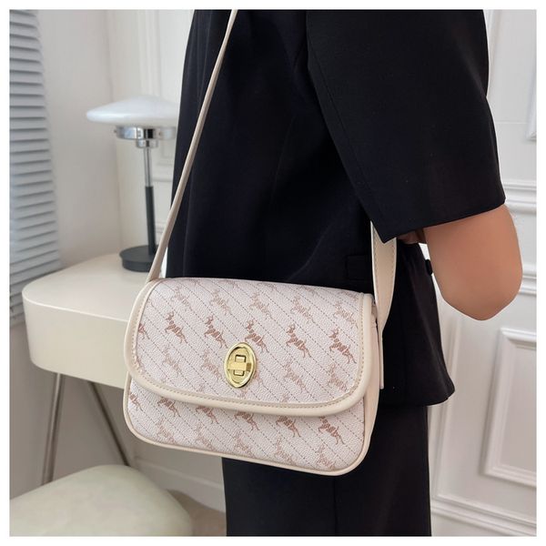 

simple flap shoulder crossbody bags for women vintage saddle messenger bag ladies pu leather small handbag