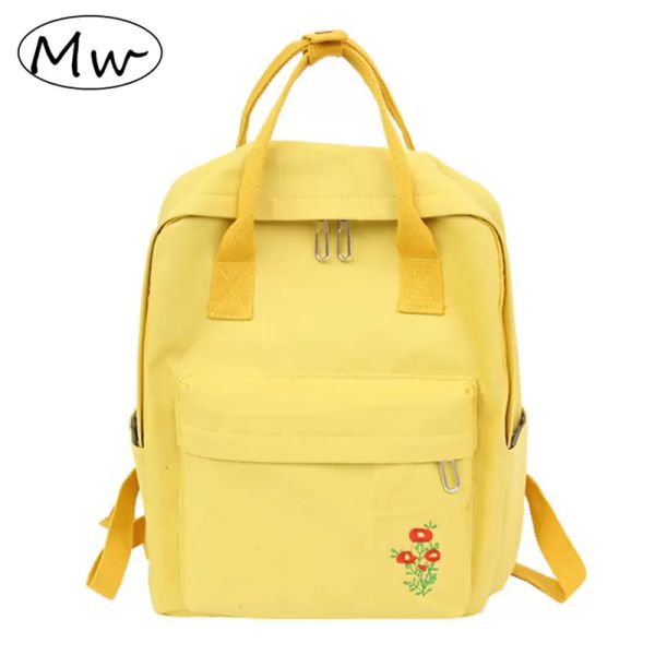 

waist bagsbackpack women korean canvas backpack school bags for teenage girls fashion mochila feminina embroidery flower backpack