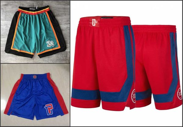

detroit de los hombres pistons's 'city's edition 2022 red swingman shorts, Black