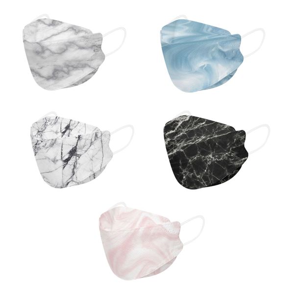 

disposable kf94 face mask with 4-layer filters and elastic ear loops