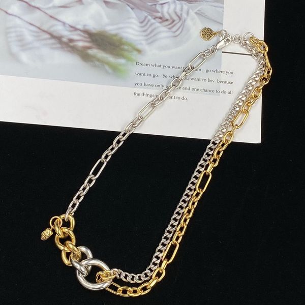

new designed skulls love hearts pendants women's necklace ladies vintage brass pearly necklaces designer jewelry 034, Silver