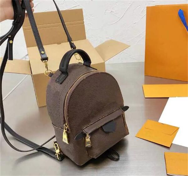 

new pu leather backpack bag women's backpacks designer backpacks bags fashion luxury casual women mini palm back pack