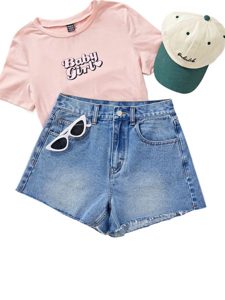 

raw hem denim shorts r8wl#, White;black