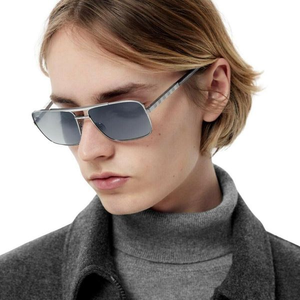 

classic gold attitude sunglasses square pilot sunglasse sonnenbrille mens luxury designer sunglasses glasses shades new with case 2022-new 0, White;black