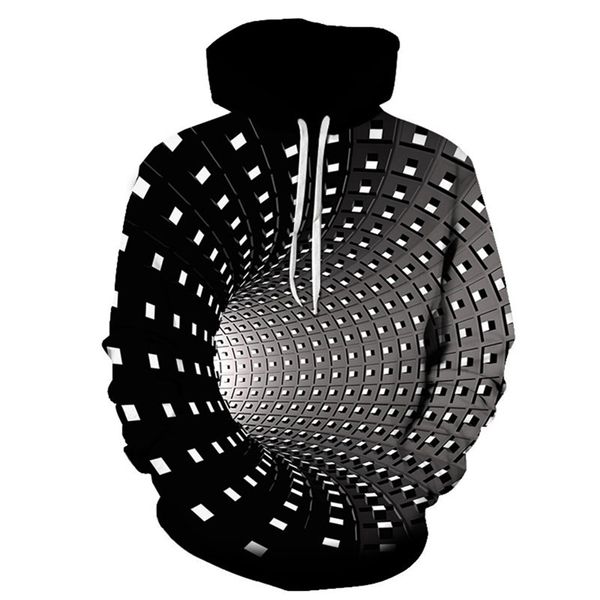

3d printed cool square hoodie kids spring long-sleeve personalized hoodie boys and girls casual fashion sports pullovers lj201216, Black