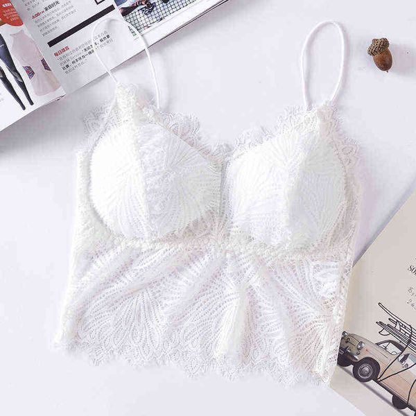 Girls baratos sutiãs finas sem costura sutiã lingerie sexy com conforto bras sem fio para mulheres roupas íntimas acolchoadas push up bralettes top l220726