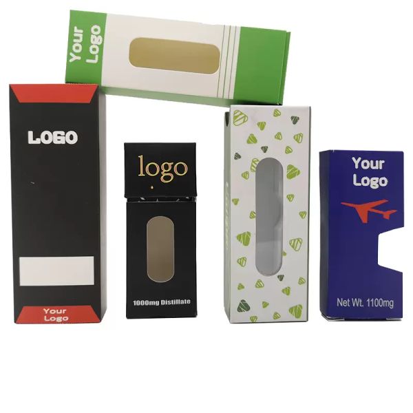

customized cartridges packagings box for all 0.5ml 1.0 ml oem boxes packaging