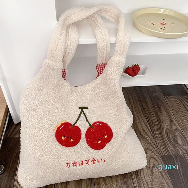 Bolsas de noite bolsa de sacola de pelúcia para mulheres para mulheres outono inverno meninas