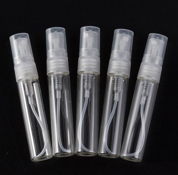 5 ml Mini leere Glas-Parfüm-Zerstäuber-Sprühflaschen, klare Test-Parfümfläschchen für Probenduft, jetzt im Angebot SN4567