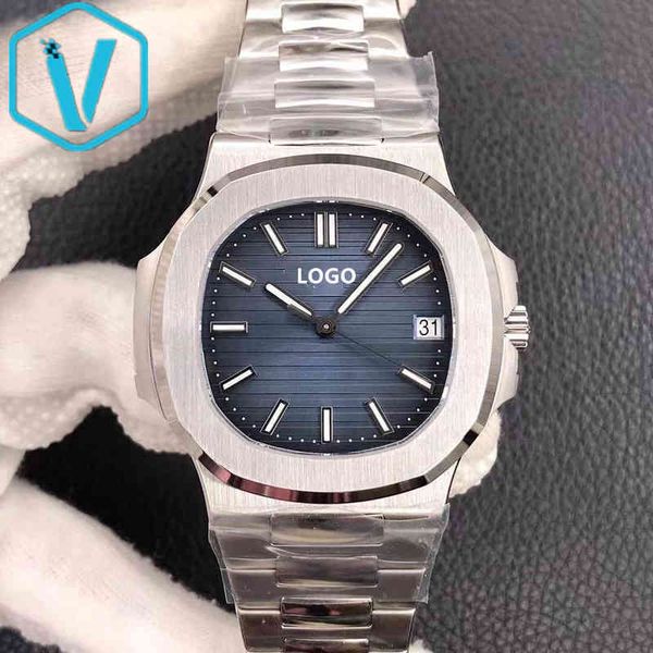 

luxury quality 3k factory 40mm thickness 8.3mm eta324sc movement no noise waterproof and luminous 5711 series pp watch, Slivery;brown