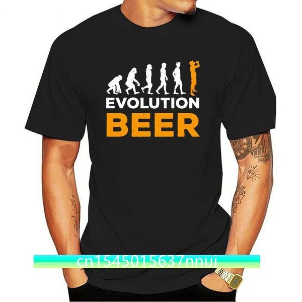 

evolution beer funny shirt for beer lover vintage t shirt fashion summer mens tshirt hip hop euro size s3xl designing 220702, White;black