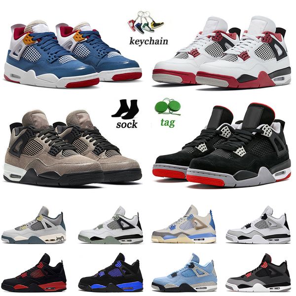 

new jumpman 4 4s mens women basketball shoes size 13 white oreo messy room sneakers