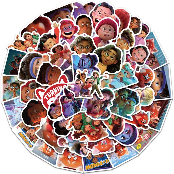 

50pcs poster car stickers new animation for skateboard baby scrapbooking pencil case diary phone lapplanner decoration book album kids toys