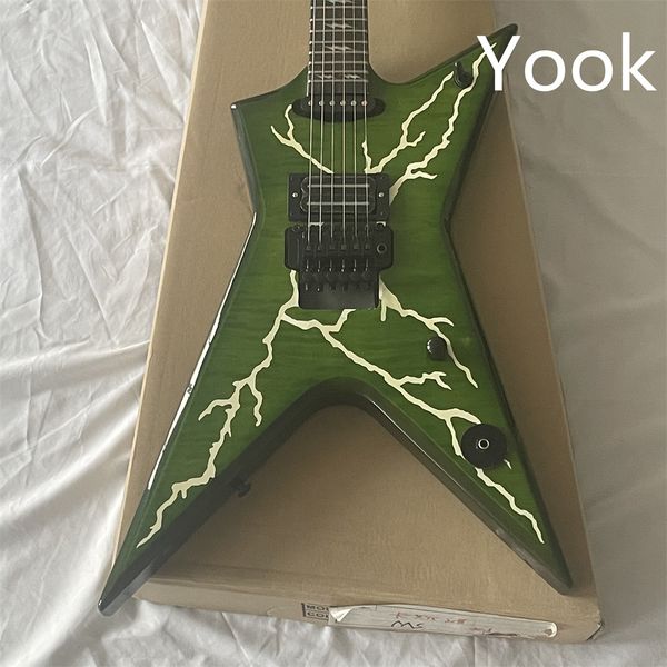 

in stock new green fork heterotype electric guitar guitarra guitars