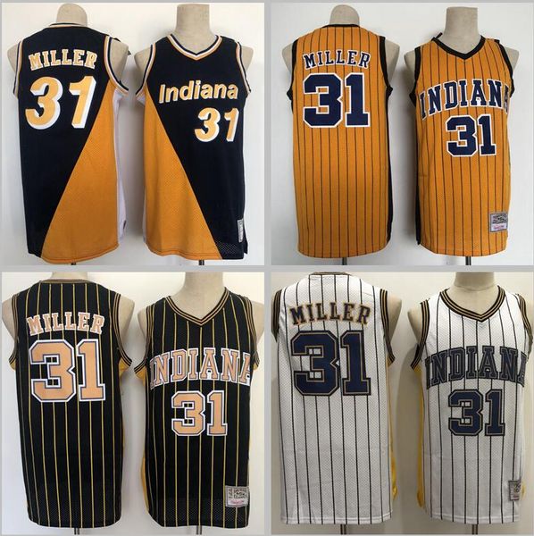

basketball jerseys reggie miller jersey, Black;red