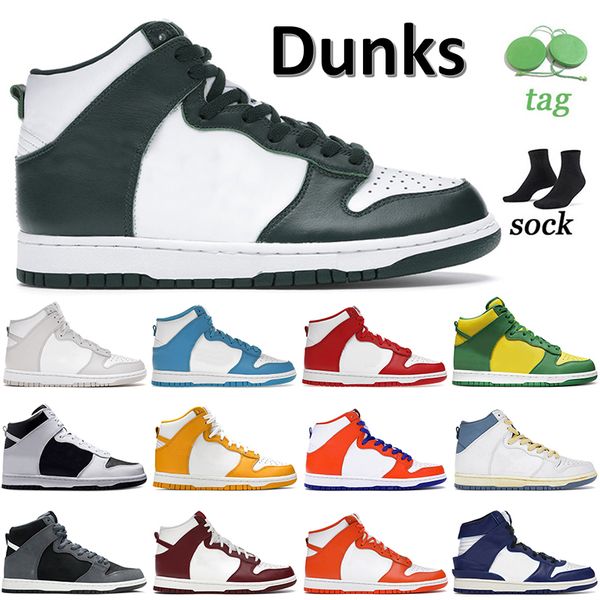 

2022 wholesale designer running shoes high skate spartan green vast grey laser blue red white sup by any means off brazil danny supa mens wo