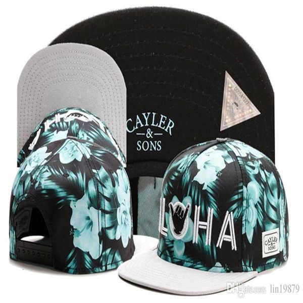 

cayler & sons aloha snapback hats adjustable baseball caps hip hop cap snap back carras casquette bone swag279p, Blue;gray