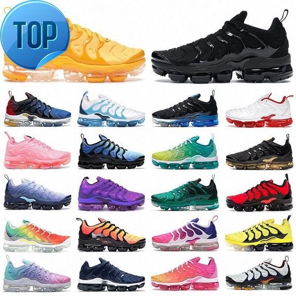 

luxury boots new tn plus casual running shoes men womens knicks black bubblegum yolk cherry all red coo