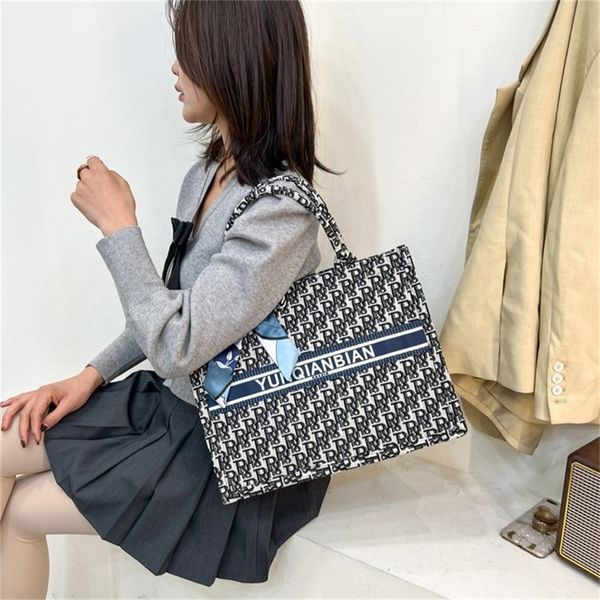 

fashion women's canvas embroidery tote hand large capacity single 80% off purse sales