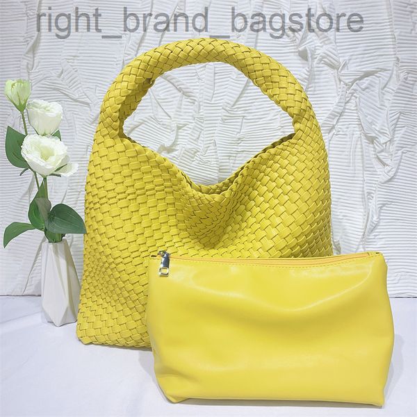 

2022 women weave knit tote bag brand design large capacity ol handle handbag female fashion bucket shopping purse shoulder bag w220810