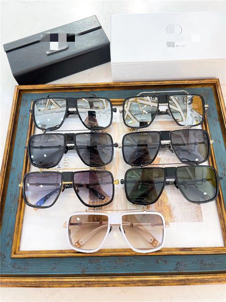 

new designer sunglasses bps-104 punk sunglass ins star same personalized fashion metal sunglass for men and women, White;black