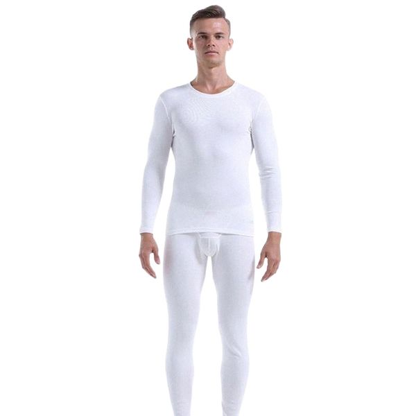 

men's thermal underwear men cotton legging tights fashion long johns comfortable compression autumn winter warm and trousers set u7ch#, Black;white
