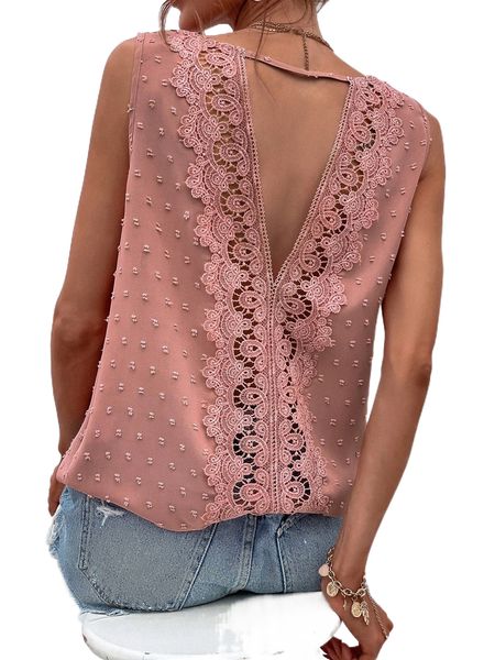

swiss dot guipure lace blouse j0zq#, White