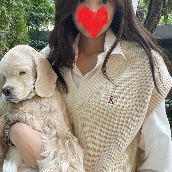 

women's hoodies & sweatshirts designer 2021 autumn new year jinzhini jenny same v-neck loose casual pullover knitted cardigan ma jiacha, Black