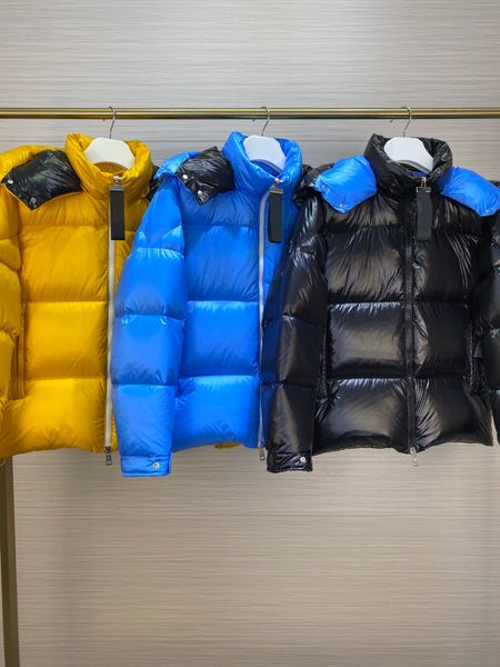 

designer mens maya down jacket double zipper women luxurys france men s downs coat fashion brand outerwear m17, Black