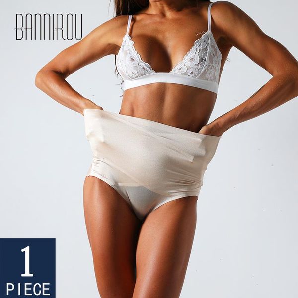 

bannirou slimming underwear panty seamless womens shapers shaping panties high waist breathable body shaper tummy for woman -xxl 1 pcs, Black;white