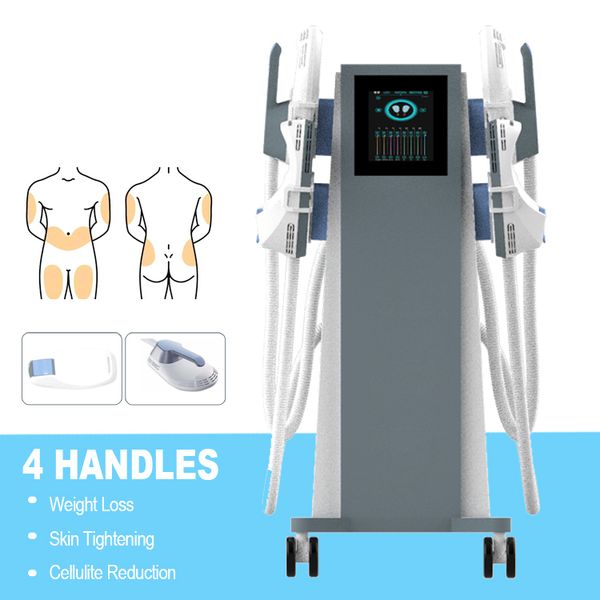

magnetic muscle stimulator stimulation 4 handles emslim machine fat burning with rf