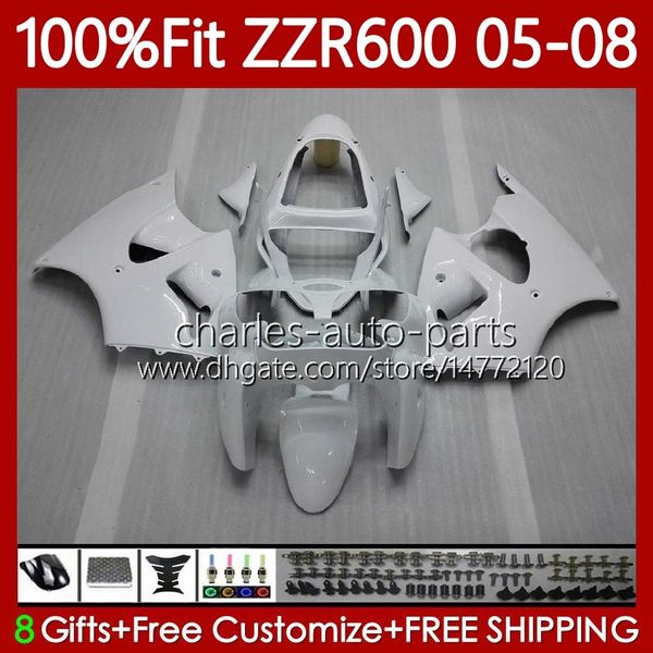 OEM Body Infection Flush для Kawasaki Ninja ZZR60000 05-08 ZX ZZR-600 600 CC Зеленый завод Новый 05 06 07 08 CoSling 38HC.164 ZZR 600C 600CC 2005 2006 2007 2008 100% FIT набор