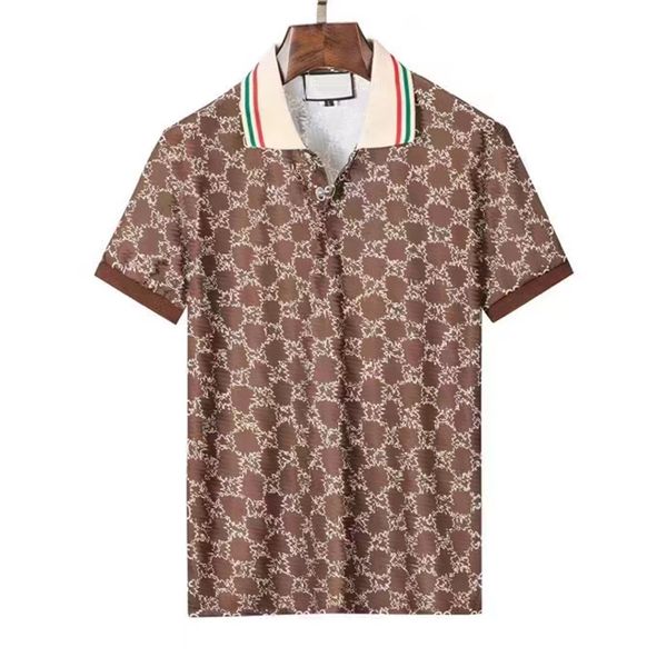 

summer men and women designer lapel t-shirt polo shirt slim fashion brand jacket casual shirt letter printing high-end clothing street short, White;black