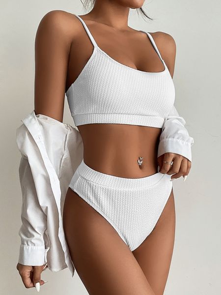 2024 Bikini set donne sessualità sexy sex appeal costumi da bagno costume da bagno sportivo slip da spiaggia un pezzo ragazza signore kingcaps flessibile abbigliamento da allenamento elegante