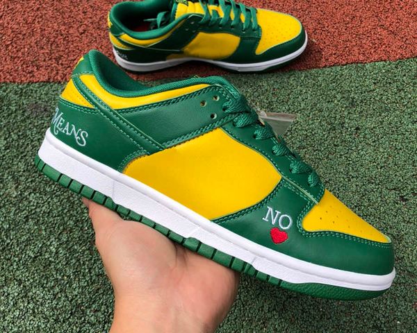 

skateboard shoes duks low yellow history white red leisure shoe sneakers with box